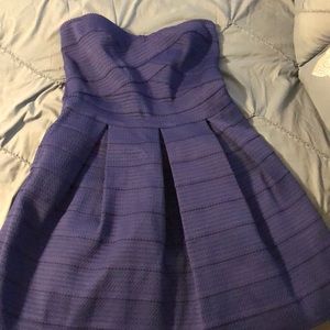 Express Blue Bandage Dress